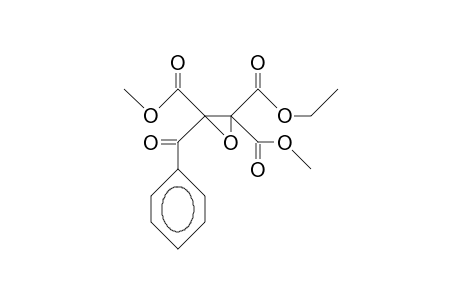 (E)-2-Benzoyl-1-ethoxycarbonyl-1,2-bis(methoxycarbonyl)-oxirane