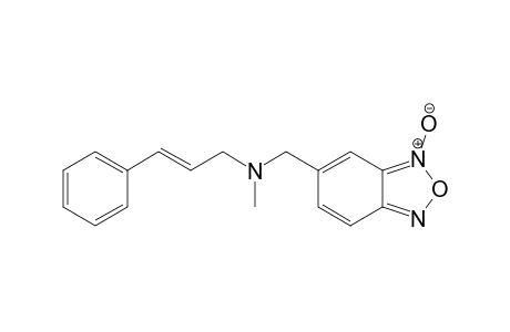 (E)-6-[(N-Methyl-3-phenyl-2-propenylamino)methyl]benzofuroxan