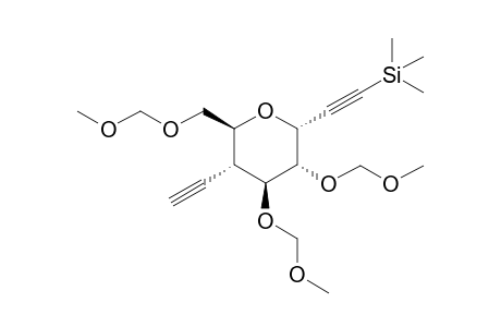 2-[(2R,3R,4S,5R,6S)-5-ethynyl-3,4-bis(methoxymethoxy)-6-(methoxymethoxymethyl)oxan-2-yl]ethynyl-trimethylsilane