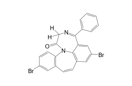 6,11-dibromo-4-phenyl[1]benzazepino[3,2,1-jk][1,4]benzodiazepin-1(2H)-one