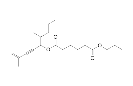 Adipic acid, 2,6-dimethylnon-1-en-3-yn-5-yl propyl ester