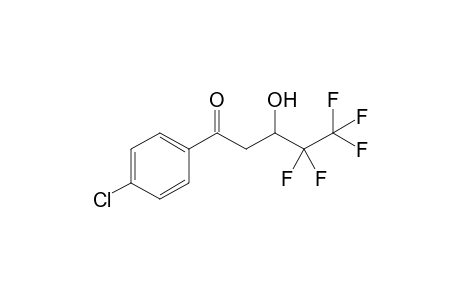 4,4,5,5,5-PENTAFLUORO-1-(4-CHLOROPHENYL)-3-HYDROXY-1-PENTANONE