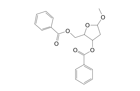 Methyl 3,5-di-O-benzoyl-2-deoxypentofuranoside