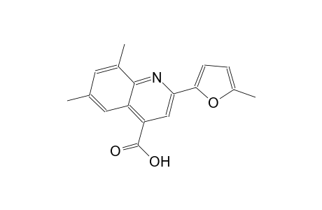 6,8-dimethyl-2-(5-methyl-2-furyl)-4-quinolinecarboxylic acid