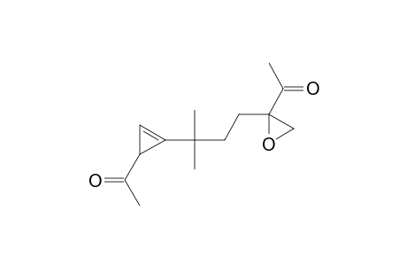 1-(2-[3-(3-Acetyl-1-cyclopropen-1-yl)-3-methylbutyl]-2-oxiranyl)ethanone