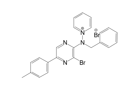 1-[N-Benzyl-N-[3-bromo-5-(4-methylphenyl)pyrazin-2-yl]amino]pyridinium bromide
