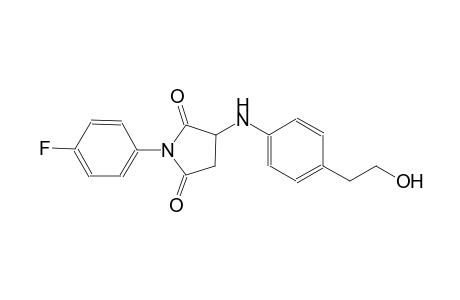 1-(4-fluorophenyl)-3-[4-(2-hydroxyethyl)anilino]-2,5-pyrrolidinedione