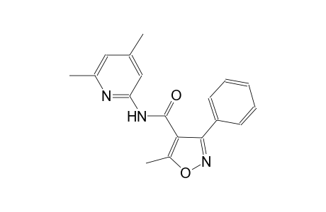 N-(4,6-dimethyl-2-pyridinyl)-5-methyl-3-phenyl-4-isoxazolecarboxamide