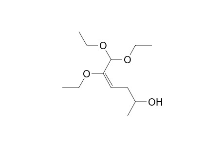 (E)-5,6,6-Triethoxyhex-4-en-2-ol