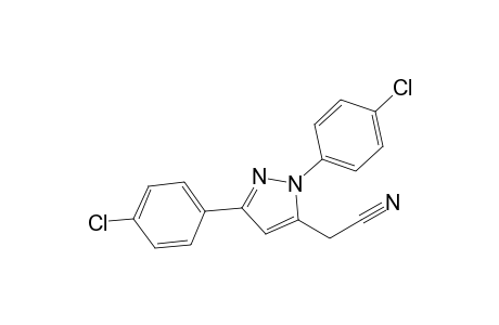 1,3-Bis(4-chlorophenyl)-5-cyanomethylpyrazole