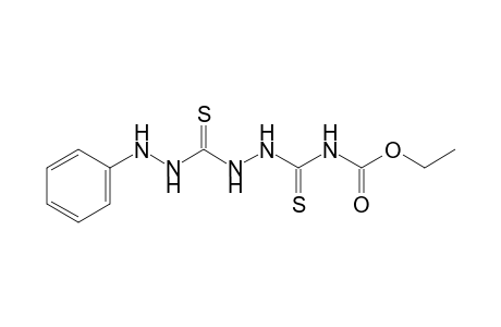 4-(3-anilino-2-thioureido)-3-thioallophanic acid, ethyl ester