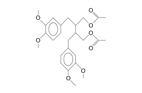 4,4'-Di-O-methyl-9,9'-di-O-acetyl-seco-iso-lariciresinol