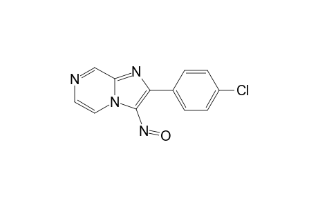 2-(4-Chlorophenyl)-3-nitrosoimidazo[1,2-a]pyrazine