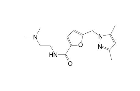 2-furancarboxamide, N-[2-(dimethylamino)ethyl]-5-[(3,5-dimethyl-1H-pyrazol-1-yl)methyl]-