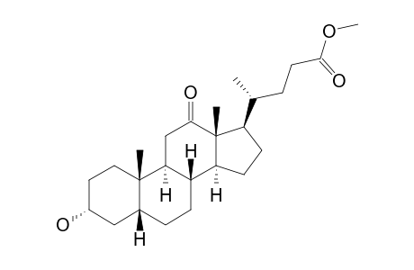 3α-hydroxy-12-oxo-5β-cholan-24-oic acid, methyl ester