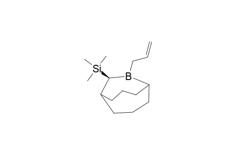 (+)-B-ALLYL-(10S)-TRIMETHYLSILYL-9-BORABICYCLO-[3.3.2]-DECANE