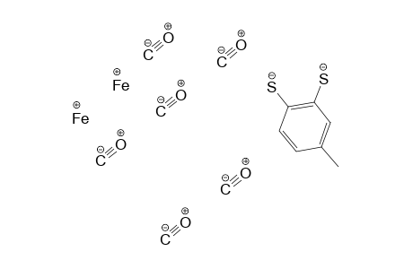 Iron, hexacarbonyl[.mu.-[4-methyl-1,2-benzenedithiolato(2-)-S,S':S,S']]di-, (Fe-Fe)-