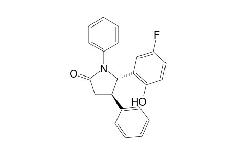 (4R,5S)-5-(5-Fluoro-2-hydroxyphenyl)-1,4-diphenylpyrrolidin-2-one