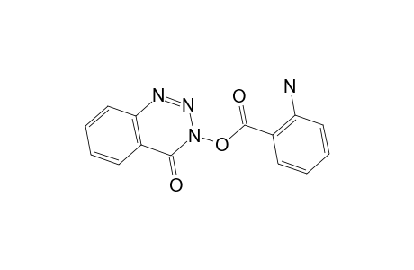 (4-Oxidanylidene-1,2,3-benzotriazin-3-yl) 2-azanylbenzoate