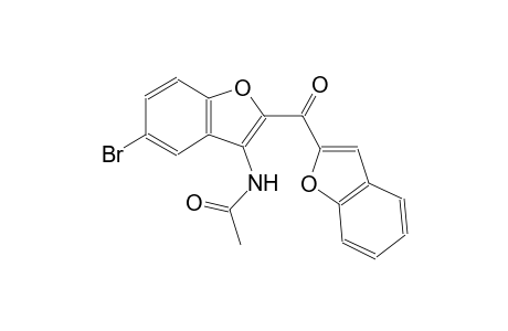 N-[2-(Benzofuran-2-carbonyl)-5-bromo-benzofuran-3-yl]-acetamide