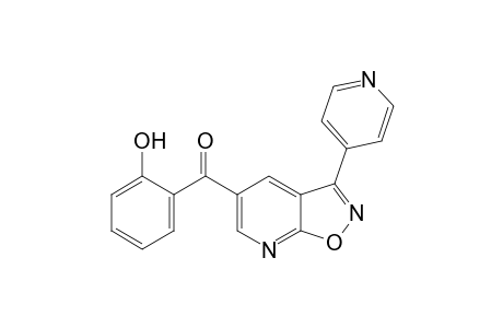 o-hydroxyphenyl 3-(4-pyridyl)isoxazolo[5,4-b]pyridin-5-yl ketone