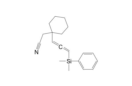 (Z)-1-[3'-(Dimethylphenylsilyl)allenyl]-1-(cyanomethyl)cyclohexane