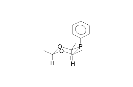 2,4,6-TRIMETHYL-5-ENDO-PHENYL-1,3,5-DIOXAPHOSPHORINANE