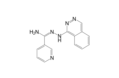 Nicotinic acid - [N(1)-(1'-phthalazinyl)amino} - hydrazone