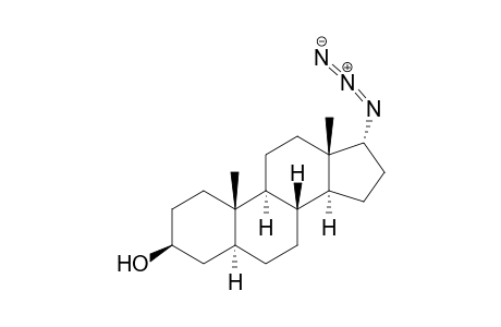 (3S,5S,8R,9S,10S,13S,14S,17R)-17-azido-10,13-dimethylhexadecahydro-1H-cyclopenta[a]phenanthren-3-ol