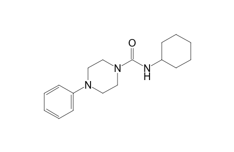 N-cyclohexyl-4-phenyl-1-piperazinecarboxamide