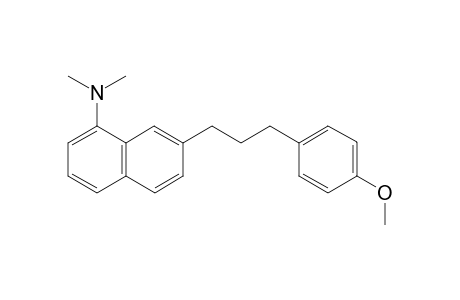 7-(3-(4-Methoxyphenyl)propyl)-N,N-dimethylnaphthalen-1-amine