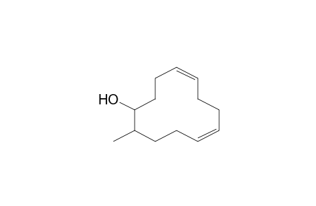 12-Methyl-4,8-cyclododecadien-1-ol