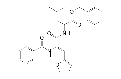 (phenylmethyl) 2-[[(Z)-2-benzamido-3-(furan-2-yl)prop-2-enoyl]amino]-4-methyl-pentanoate