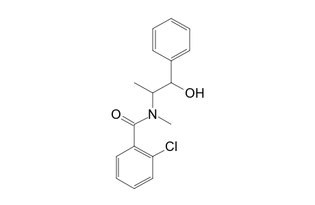o-CHLORO-N-(beta-HYDROXY-alpha-METHYLPHENETHYL)-N-METHYLBENZAMIDE