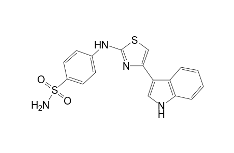 4-{[4-(1H-indol-3-yl)-1,3-thiazol-2-yl]amino}benzenesulfonamide