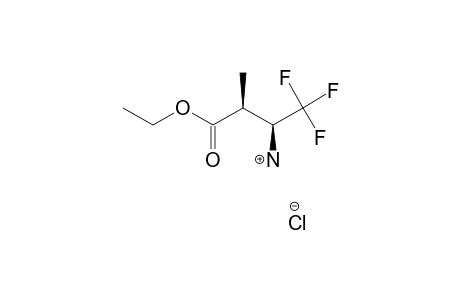 (2R*,3R*)-ETHYL-2-METHYL-3-AMINO-4,4,4-TRIFLUOROBUTYRATE-HYDROCHLORIDE