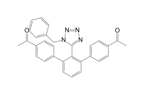 1,1'-{2'-(1-Benzyl-1H-tetrazol-5-yl)-[1,1':3',1''-terphenyl]-4,4''-diyl}bis(ethan-1-one)