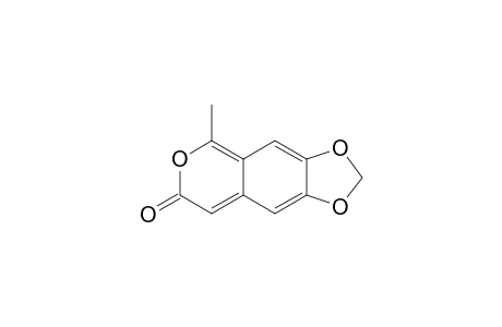 1-Methyl-6,7-methylenedioxy-2-benzopyran-3-one