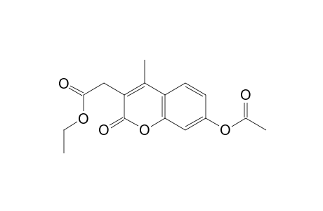 7-Acetoxy-3-ethoxycarbonylmethyl-4-methyl-coumarin