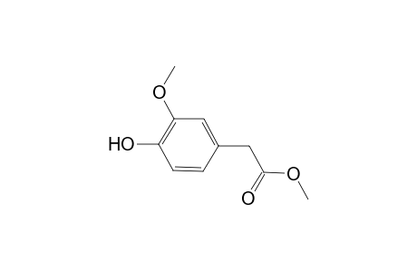 Acetic acid, (4-hydroxy-3-methoxyphenyl)-, methyl ester