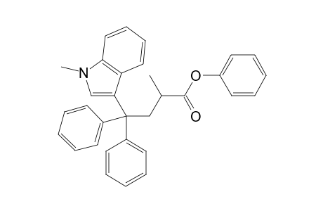 phenyl 2-methyl-4-(1-methyl-1H-indol-3-yl)-4,4-diphenylbutanoate