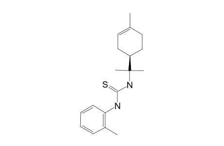 N-[1-(4R)-(4-ISOPROPYL-1-METHYL-CYCLOHEXENYL)]-N'-[2-(2-METHYLPHENYL)]-THIOUREA