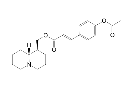 (+)-(TRANS-4'-ACETOXYCINNAMOYL)-EPILUPININE