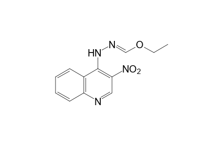 N-[(3-nitro-4-quinolyl)amino]formimidic acid, ethyl ester