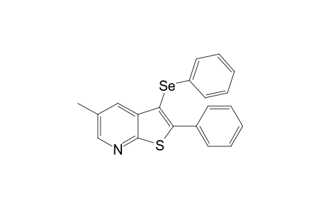 5-Methyl-2-phenyl-3-(phenylselanyl)thieno[2,3-b]pyridine