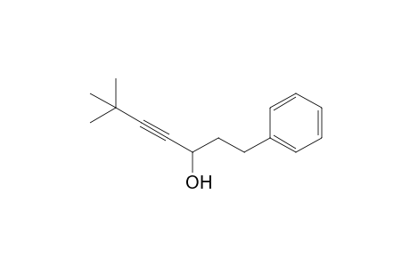 6,6-Dimethyl-1-phenyl-4-heptyn-3-ol