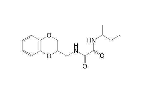 ethanediamide, N~1~-[(2,3-dihydro-1,4-benzodioxin-2-yl)methyl]-N~2~-(1-methylpropyl)-