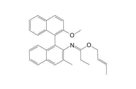 (E)-2-Buten-1-yl (S)-N-(2'-Methoxy-3-methyl[1,1']binaphthalene-2-yl)propionamidate