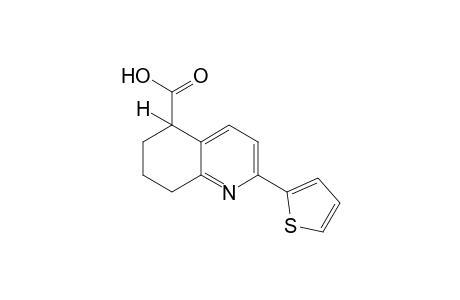 5,6,7,8-tetrahydro-2-(2-thienyl)-5-quinolinecarboxylic acid