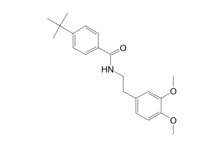 p-tert-butyl-N-(3,4-dimethoxyphenethyl)benzamide